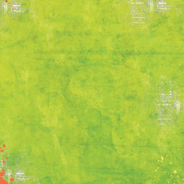 Doppelseitiger Motivkarton "Believe Grace", bunt/grün, 30,5 x 30,5, 160g/m²