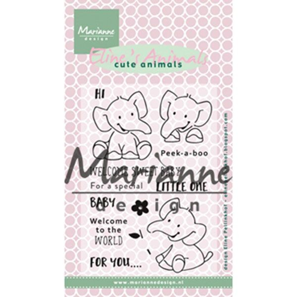 Clear Stamps Eline's Animals Elephant