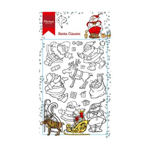 Clear Stamps Santa Clauses