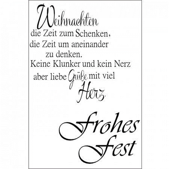 Clear Stamps - Frohes Fest