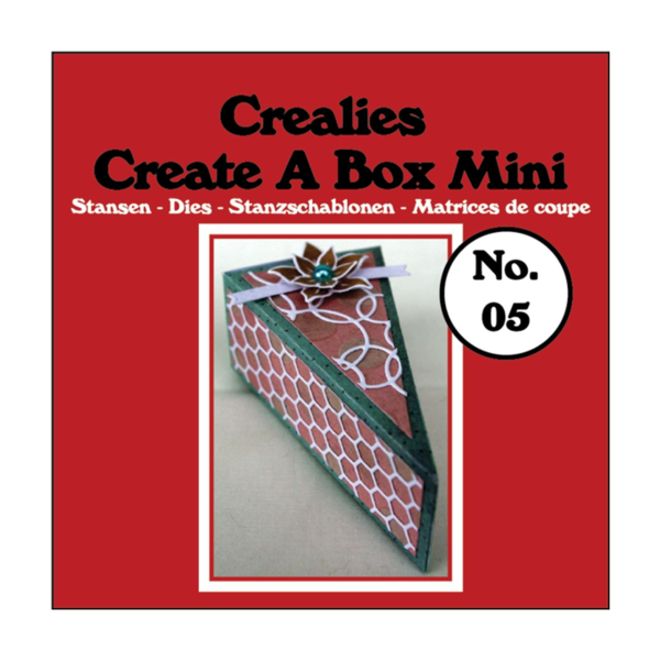 Crealies Create a Box No. 5 Mini, Stanzschablone Tortenstück Mini