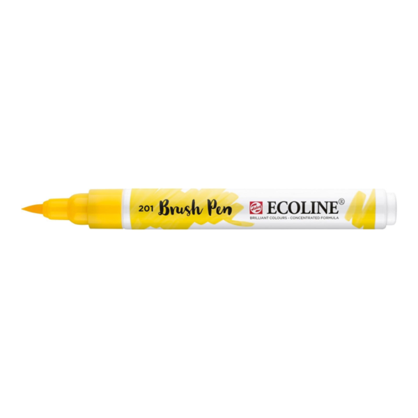 ECOLINE Brush Pen Pinselstift, Farbe: Lichtgelb (201)