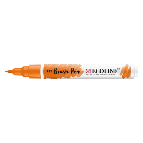 ECOLINE Brush Pen Pinselstift, Farbe: Dunkelorange (237)