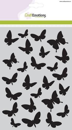 Schablone/ Stencil, DIN A5, Schmetterlinge