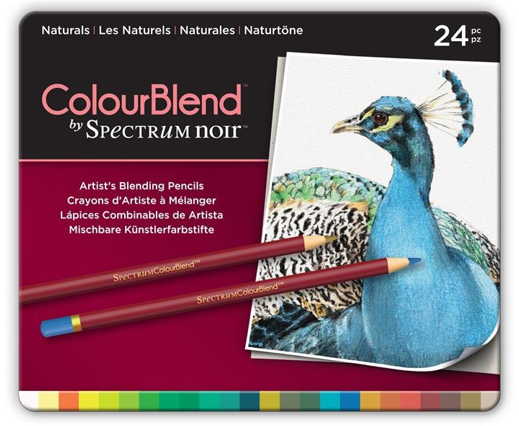 Spectrum Noir Colour Blend Holzfarbstifte, 24er Set - Naturals