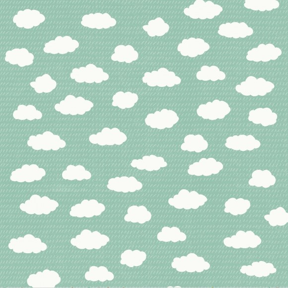 Doppelseitiger Motivkarton "Clouds", 30,5 x 30,5cm
