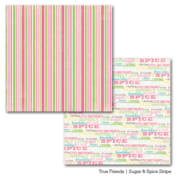 Doppelseitiger Motivkarton "Stripe", 30,5 x 30,5cm