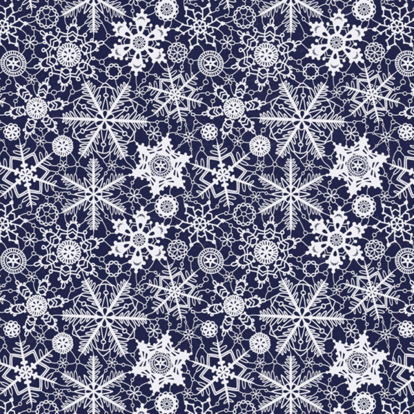 Doppelseitiger Motivkarton "Snow Chrystals", 30,5 x 30,5cm
