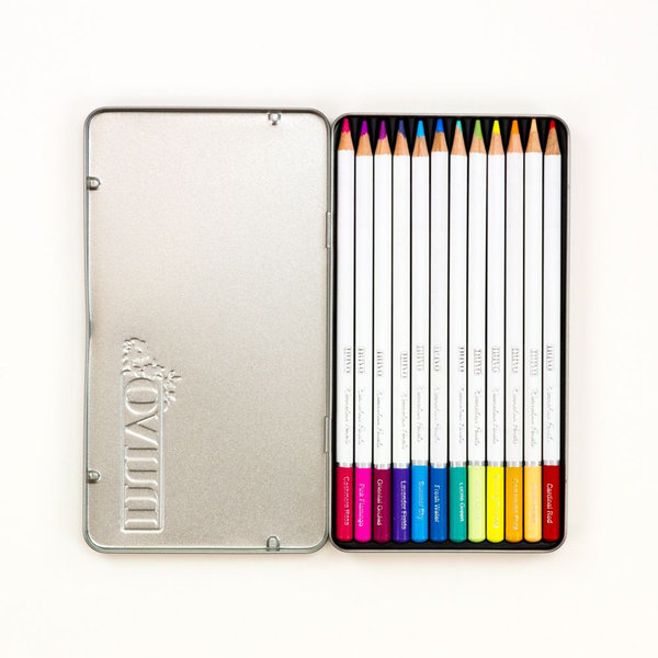 Nuvo Watercolour Pencils Pastel Highlights Aquarellstifte, 12er Set