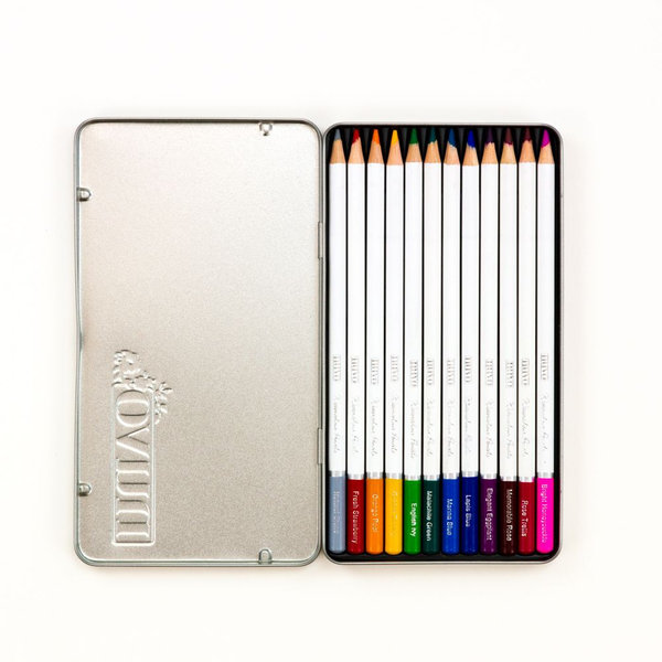 Nuvo Watercolour Pencils Elementary Midtones Aquarellstifte, 12er Set