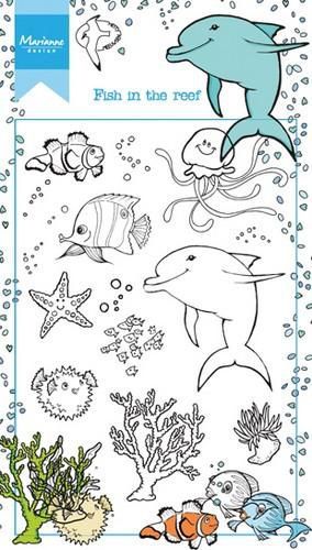 Clear Stamps Fish in the Reef