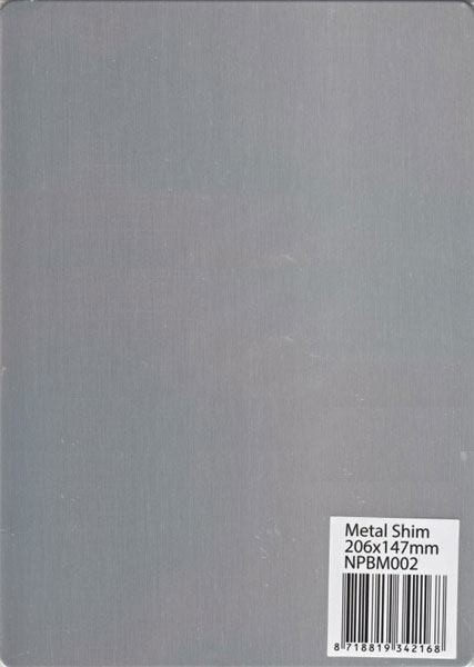 Metallplatte für Nellie's Choice Stanz- und Prägemaschine, Press-Boy Pro A5