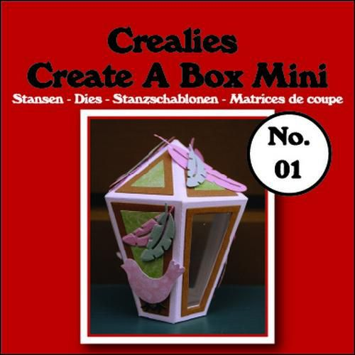 Crealies Create a Box No. 1 Mini, Stanzschablone Laterne Mini