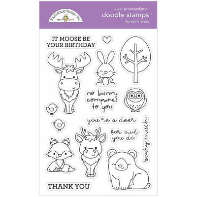 Doodlebug Design Doodle Stamps Forest Friends