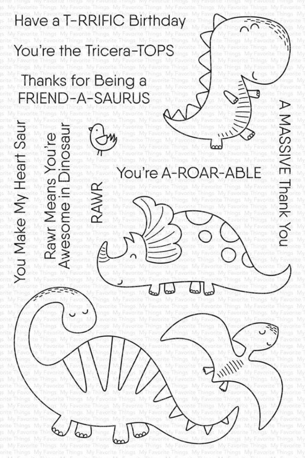 My Favorite Things Clear Stamps A Roar Able Friends