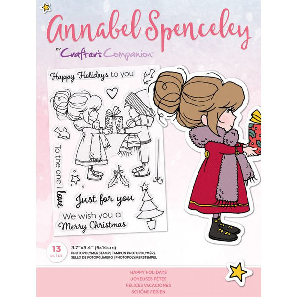 Clearstamps Annabel Spenceley Happy Holiday, A6