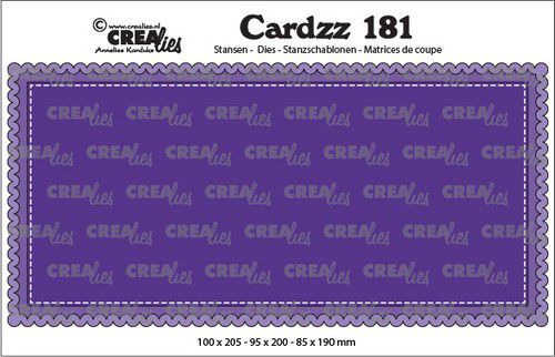 Crealies Stanzschablonen Cardzz A, No.181  Slimline
