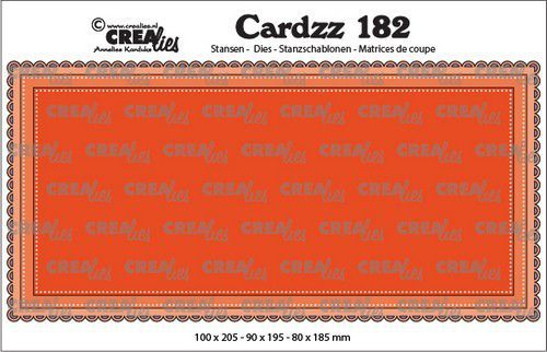 Crealies Stanzschablonen Cardzz B, No.182  Slimline