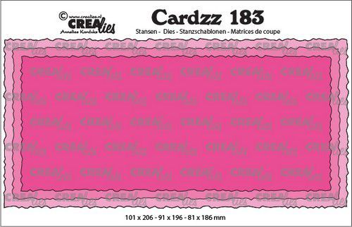 Crealies Stanzschablonen Cardzz , No.183  Slimline