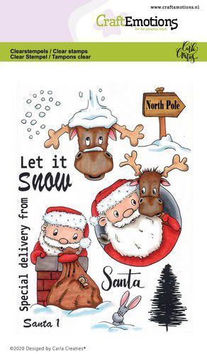 Clear Stamps Santa 1, A6
