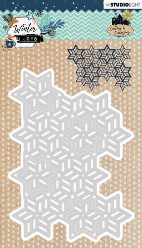 Präge- und Stanzschablone Winter Joys Sterne, No. 231 , A6