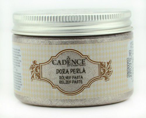 Cadence Dora Perla Metallic Reliefpaste, Diamant Rosa, 150ml