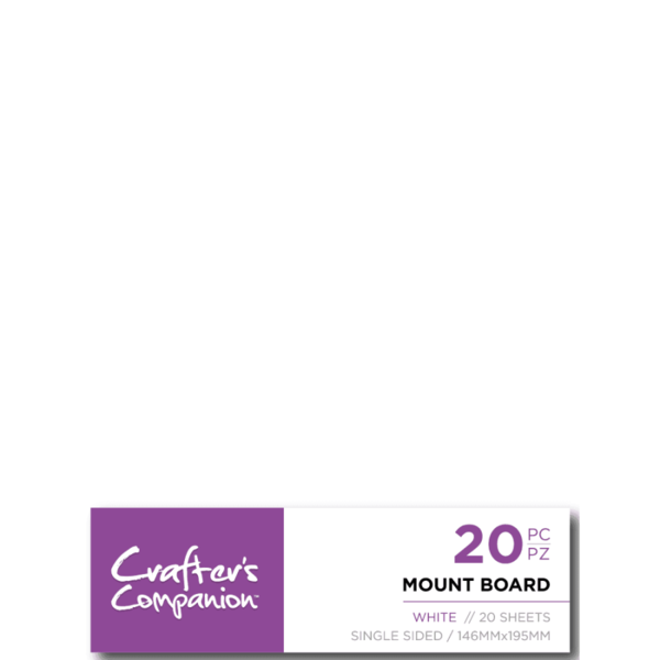 Crafters Companion Mount Board, 20 Stück