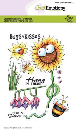 Clear Stamps Bugs & Flowers 3, A6