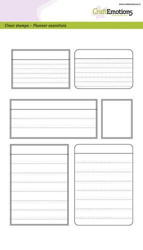 Clear Stamps Planner Essentials Frames, A5