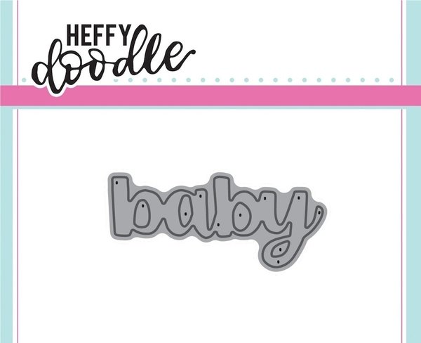 Heffy Doodle Cuts Stanzschablone, Baby