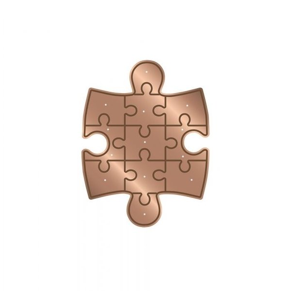 Gemini Multimedia Stanzschablone Puzzle - Missing Piece Jigsaw