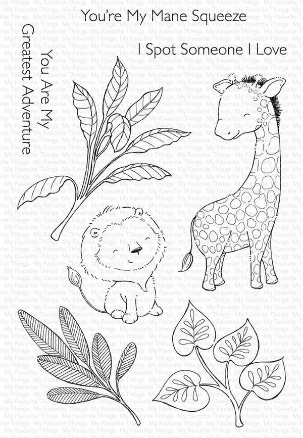 My Favorite Things Clear Stamps Sweetest Safari 2