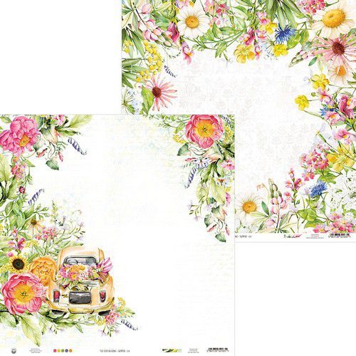 Doppelseitiger Motivkarton "The Four Seasons Summer 04", 30,5 x 30,5cm