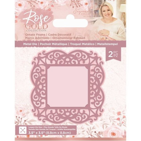 Stanzschablone Rose Gold Collection, Ornate Frame