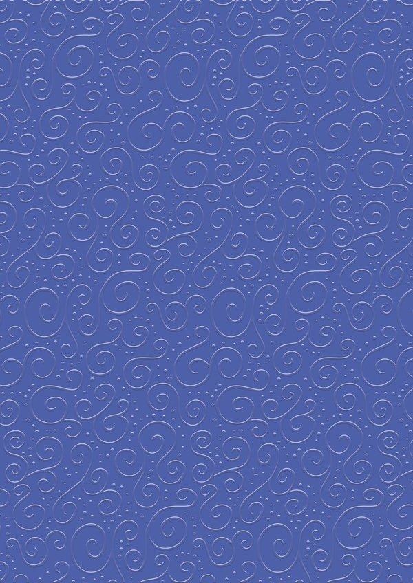 Motivkarton/Prägekarton Milano, blau, 220g/m²