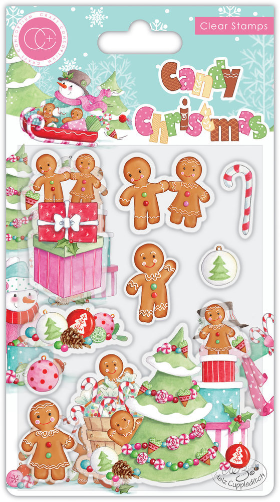 Craft Consortium Clear Stamps Candy Christmas Decorate