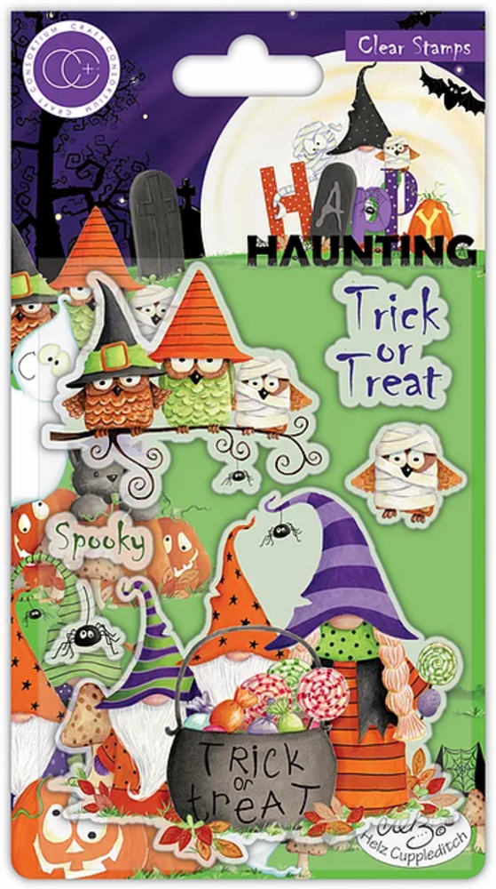 Craft Consortium Clear Stamps Happy Haunting Trick Or Treat