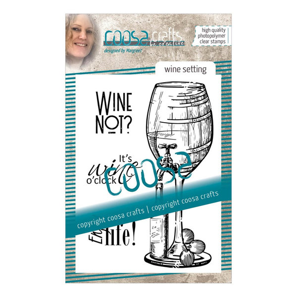 Clear Stamps Wine Setting, A7