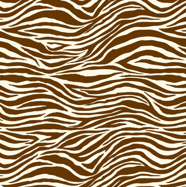Motivkarton Zebra brown, 30,5 x 30,5cm