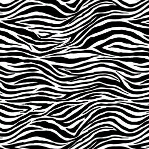 Motivkarton Zebra black, 30,5 x 30,5cm