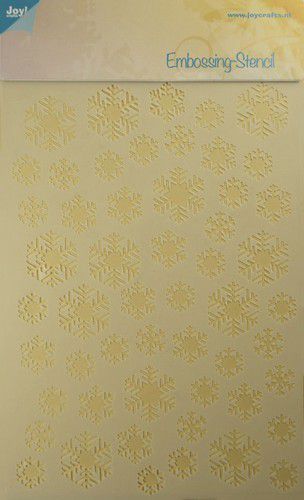 Schablone/ Stencil, DIN A5, Snowflakes