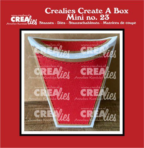 Crealies Create a Box Mini No. 23, Stehende Kissenbox