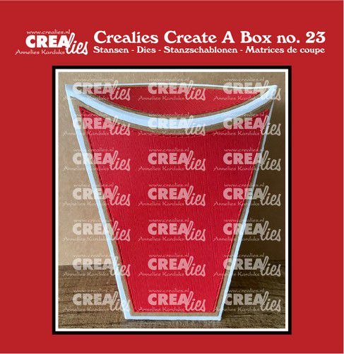 Crealies Create a Box No. 23, Stehende Kissenbox
