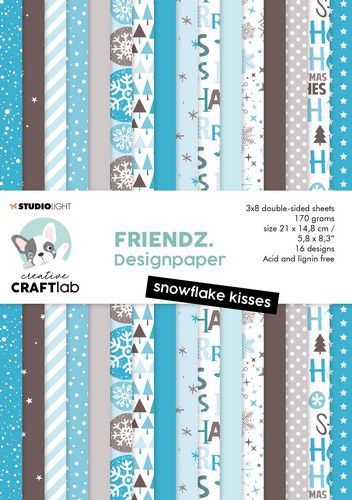 Studio Light Friendz Designpapier Snowflake Kisses, A5