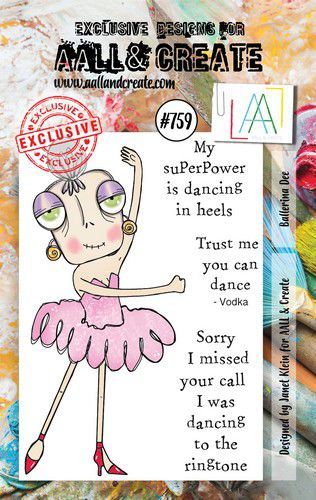 AALL & CREATE Clear Stamps Ballerina Dee #759