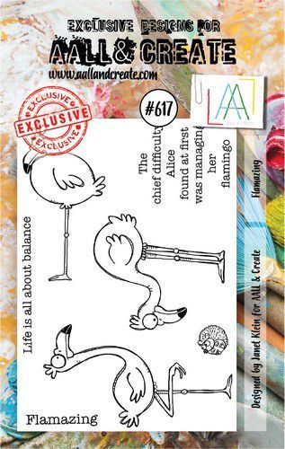 AALL & CREATE Clear Stamps Flamazing #617