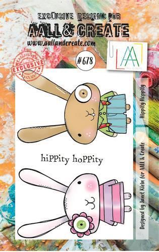 AALL & CREATE Clear Stamps Hippity Hopp #678