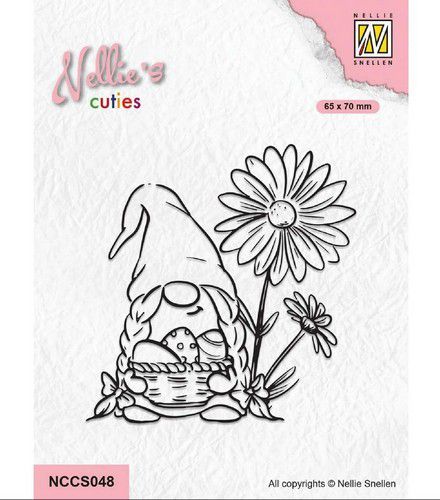 Clear Stamp Nellie's Cuties Easter Gnome 6