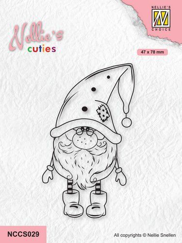 Clear Stamp Nellie's Cuties Gnome