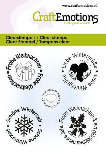 Clear Stamps Weihnachtstextkreise